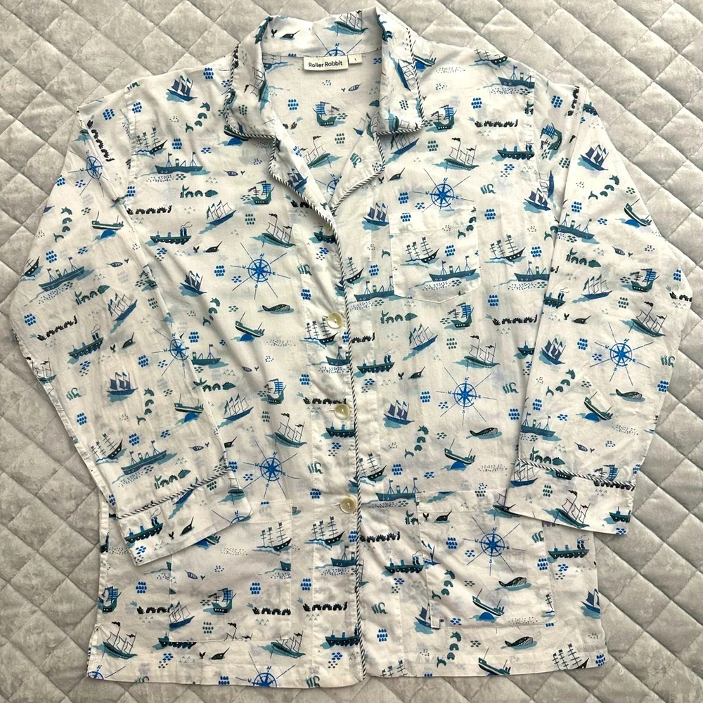 Roller Rabbit Nautical Pajama Set - Picture 3 of 5